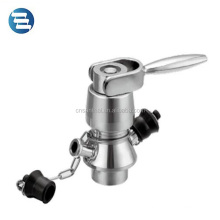 Sanitary Stainless Steel Manual Turning Handle Aseptic Sampling Valve